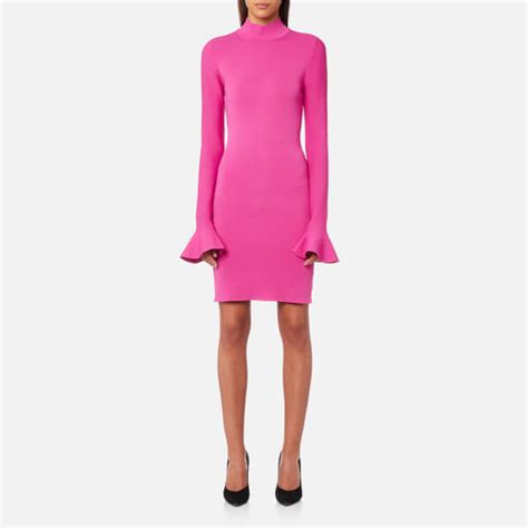 michael kors pink bell sleeve dress cover of in style|Michael Kors pink dresses.